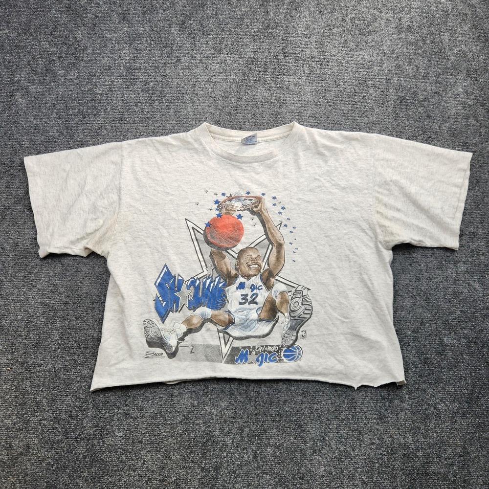 Vintage Orlando Magic Shirt Mens XL Gray NBA Basketball Salem Shaq 90s Graphic - Picture 1 of 12